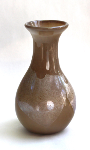 DB-795 Vase - Brown Silver Leaf $52 at Hunter Wolff Gallery